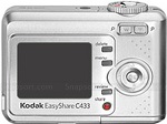 Kodak EasyShare C433 Digital Camera back view