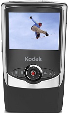 Kodak Zi6 Pocket Video Camera front control view