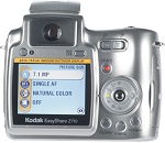 Kodak EasyShare Z710 Zoom Digital Camera back view