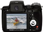Kodak EasyShare Z812 IS Zoom Digital Camera back view