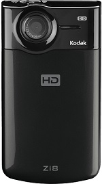 Kodak Zi8 Pocket Video Camera back view